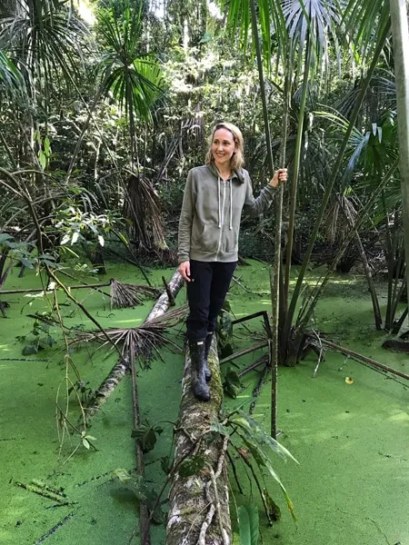 Samantha in the jungle